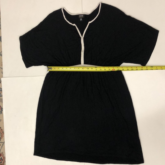 Nicole by Nicole Miller XXL Dress Black & White Elastic Piping Detail Stretchy - Picture 3 of 7